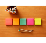 3M 654-5PK POST-IT NEON COLOURS 5 PADS