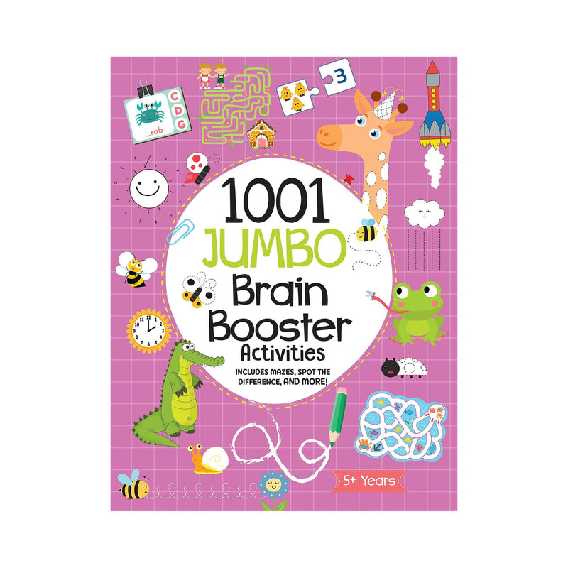1001 Jumbo Brain Booster Activities – Fun Learning & Brain-Boosting Activity Book for Kids Ages 5–8