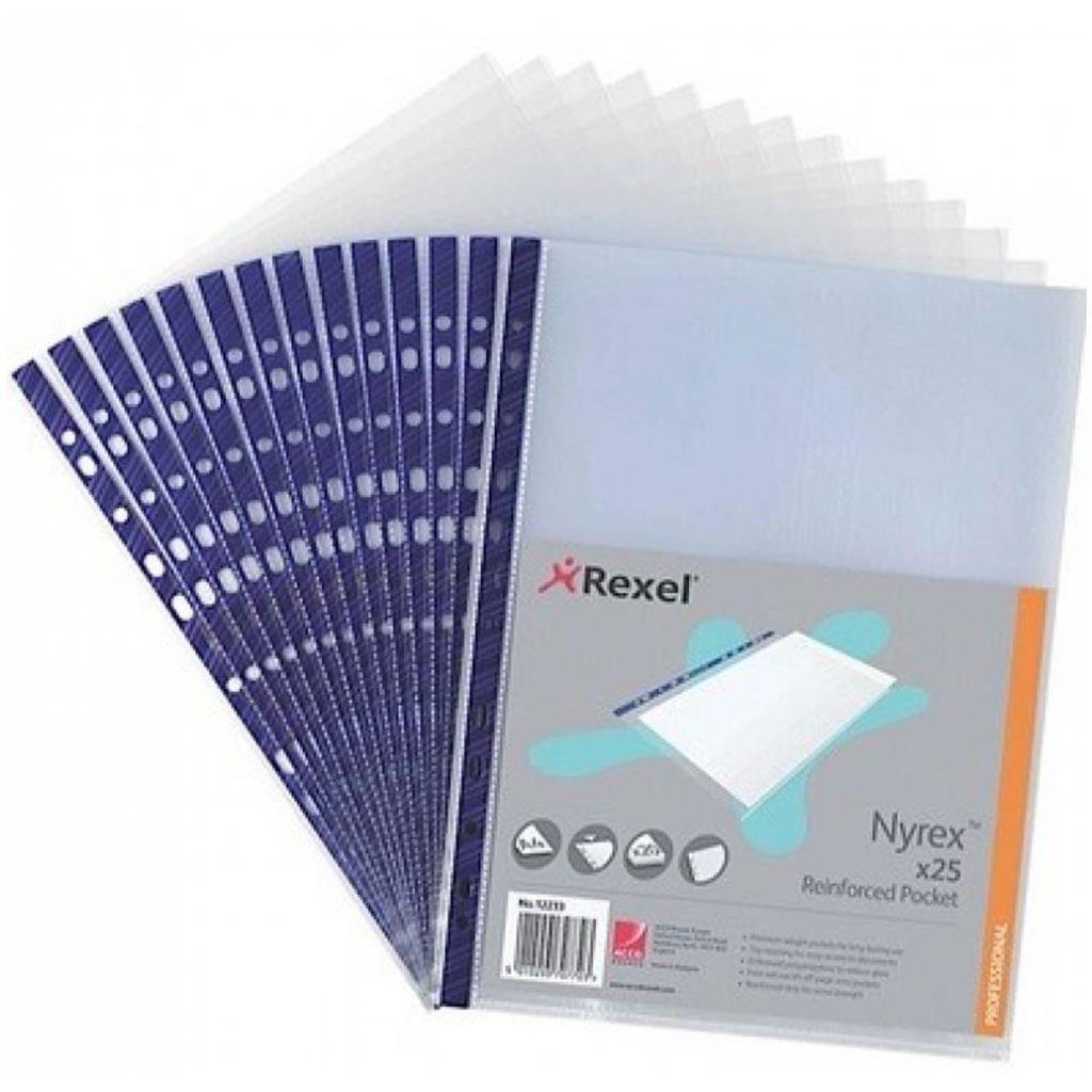 12231 REXEL REINFORCEMENT POCKET, A4 SIZE, 100SHEETS IN A PACK