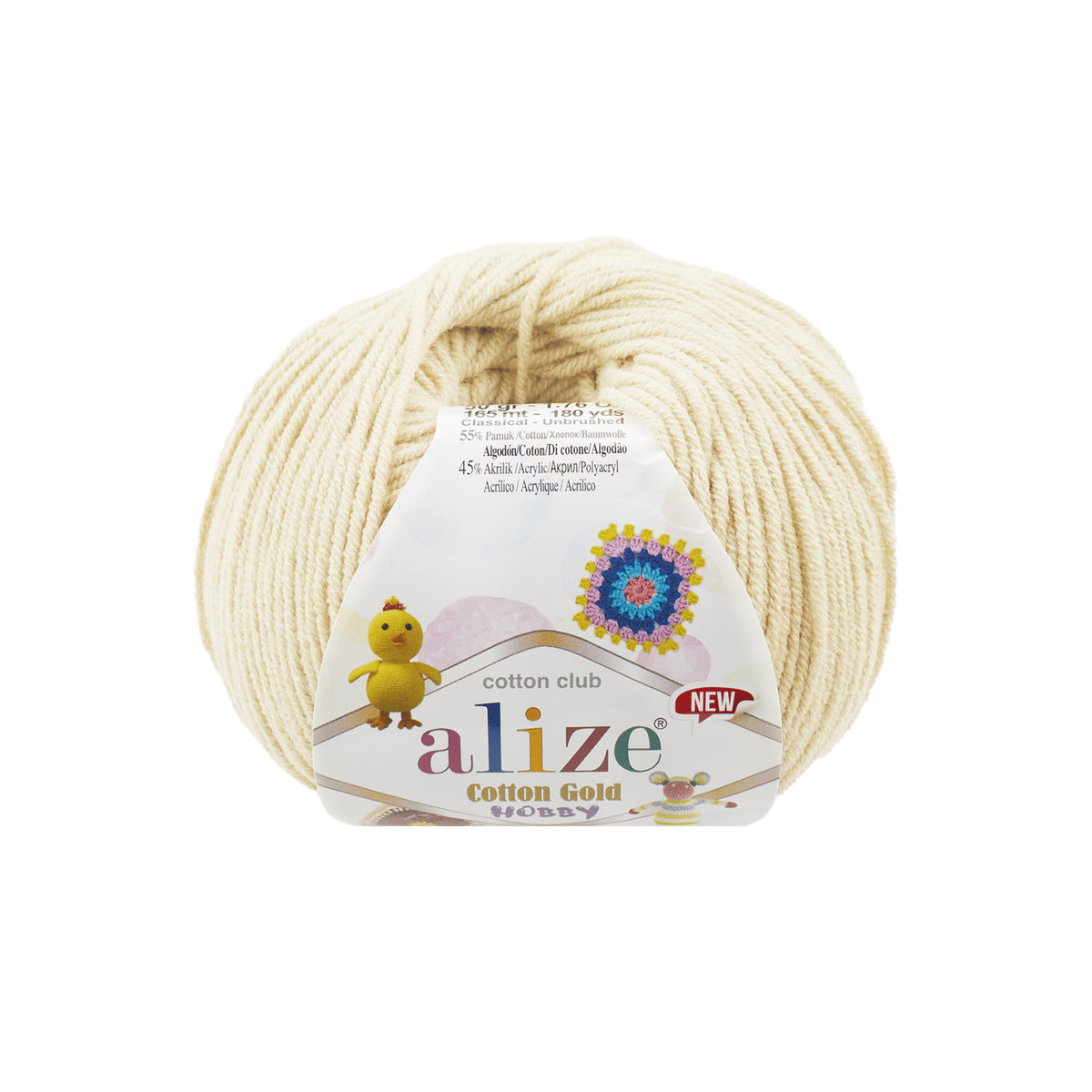 Alize Cotton Gold Hobby %55 Cotton %45 Acrylic 50 g 165 m