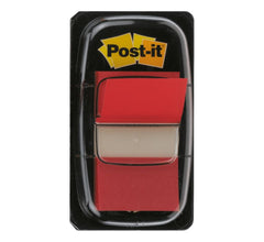 3M 680 1 POST-IT FLAGS - أحمر 1" X 1.7"، 50 ورقة