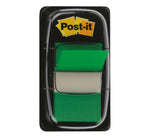 3M 680 3 POST-IT FLAGS-GREEN 1"X1.7", 50 SHEETS