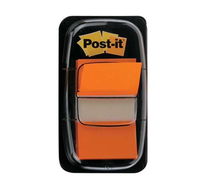 3M 680 4 POST-IT FLAGS-ORANGE 1"X1.7", 50 SHEETS