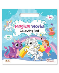Magical World Colouring Pad – Fun & Creative Colouring Activity Book for Kids | Imaginative Art Activities for Early Learners