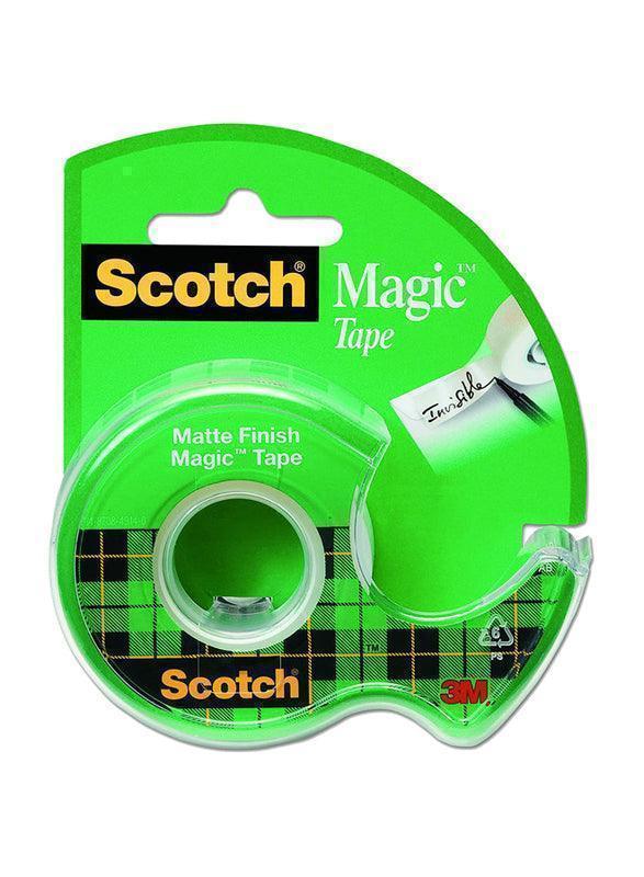 3M 105 Magic Tape with Dispenser, Clear