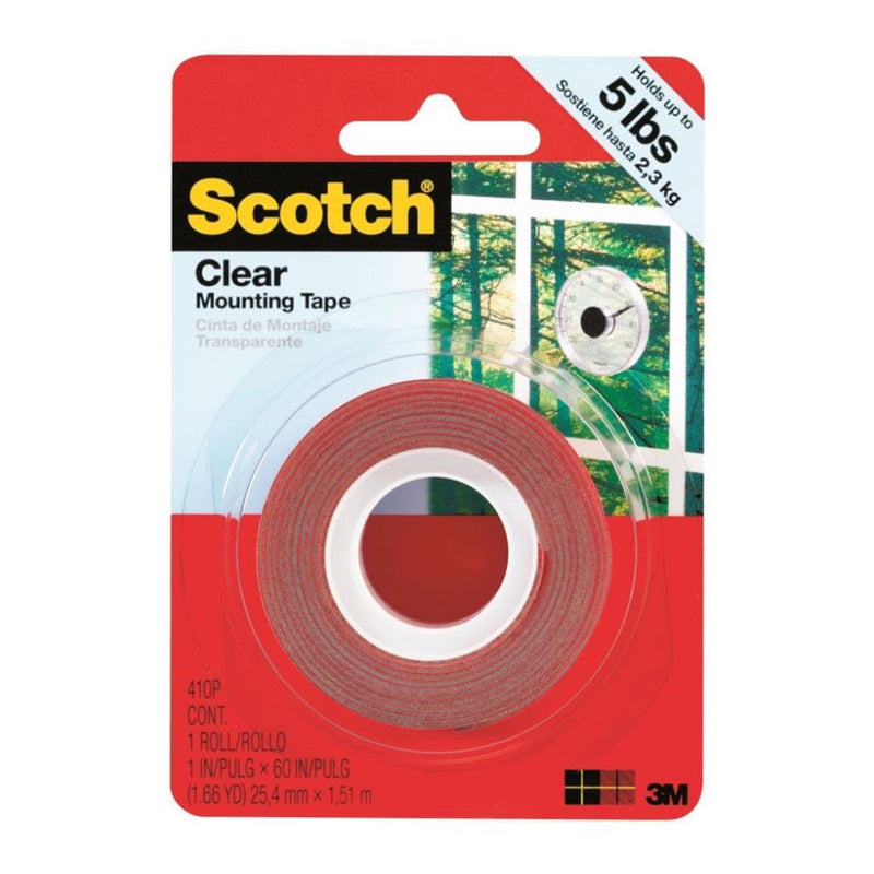 3M 4010 SCOTCH CLEAR MOUNTING TAPE HEAVY DUTY