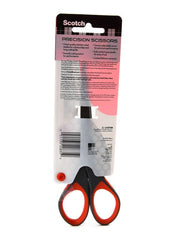 3M Scotch 1447 7-inch Precision Scissor, Black/Red