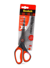 3M Scotch 1448 8-inch Precision Scissor, Black/Red