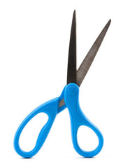 3M Scotch 1470S 7-inch Stainless Steel Blade Student Scissor, Blue