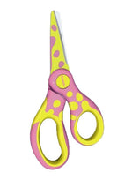 3M Scotch 1641 13cm Kids Deco Scissors, Pink/Yellow