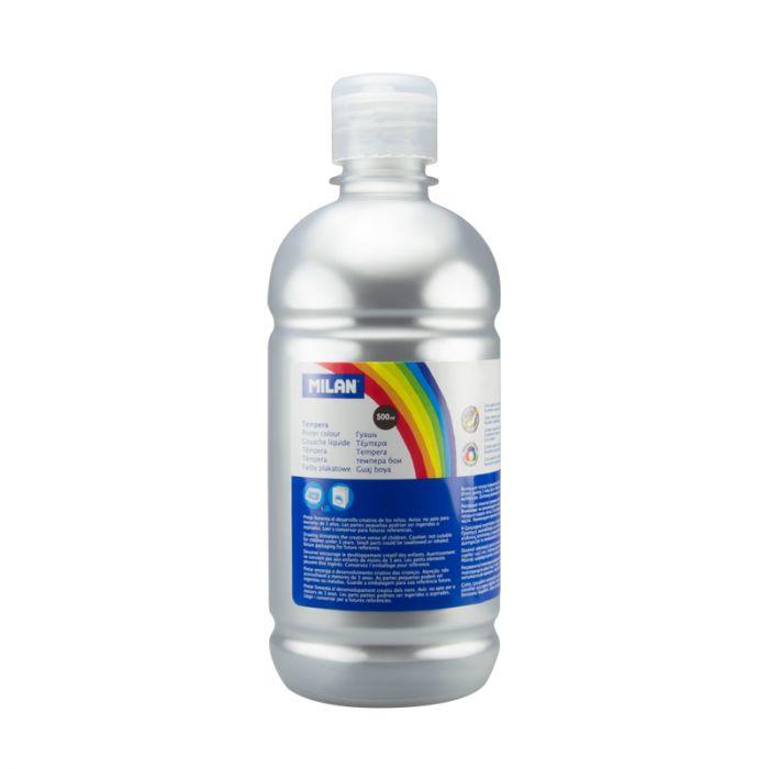 500 ml Bottle Metallic Silver Poster Paint