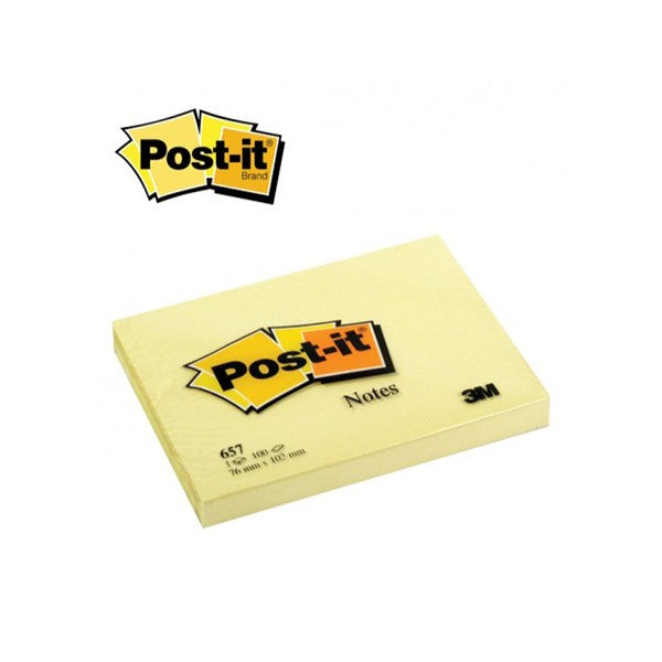 3M 657 ملاحظات Post-it مقاس 3X4 