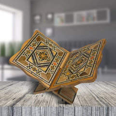 حامل القرآن الكريم من خشب الموزاييك الدمشقي - جلوس أرضي Sundus