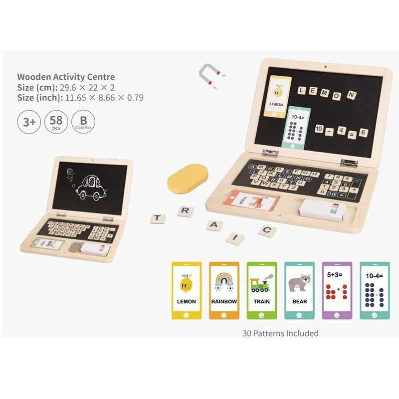Tooky Toys Wooden Activity Centre