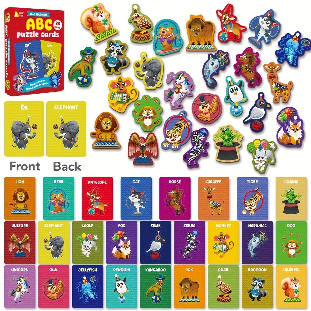 بطاقات حيوانات من أ الي ي