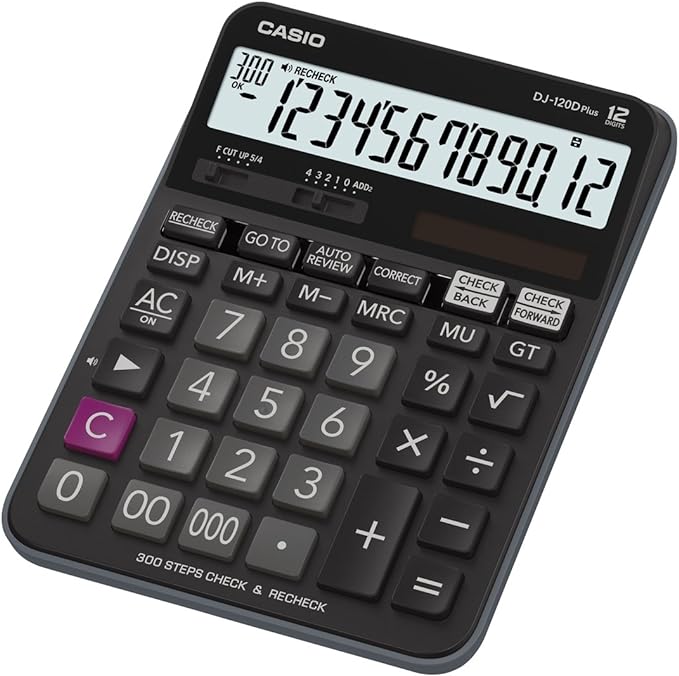 Casio Calculator DJ-120D Plus Book Fanar