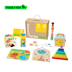 Wooden Educational Box for Babies 25-36 Months - Stimulate Early Learning and Creativity دار ملهمون للنشر والتوزيع