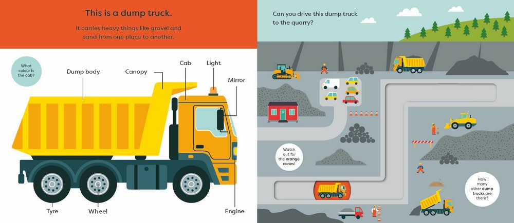 هيا نتحرك: موقع البناء | كتاب لوحي تفاعلي- انجليزي - Book Fanar