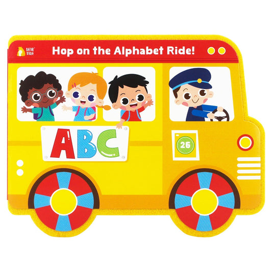 The book "A Leap of the Alphabet" is in the form of a perforated alphabet.