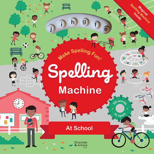 We learn spelling smartly with the letter wheel - in school in English