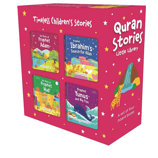 Quran Stories – Little Library Vol. 2 (Set of 4 Board Books)