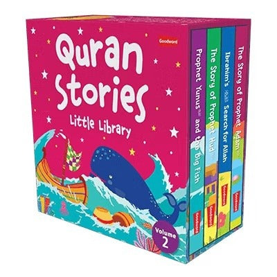 Quran Stories – Little Library Vol. 2 (Set of 4 Board Books)
