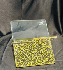 حامل مصحف أكريليك بطباعة ذهبية