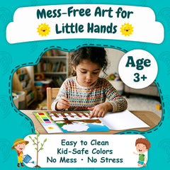 Fingerprint Coloring Book – Garden | Finger Painting Fun for Kids | Includes Colors | Spark Creativity & Imagination | Perfect Gift