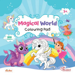 Magical World Colouring Pad – Fun & Creative Colouring Activity Book for Kids | Imaginative Art Activities for Early Learners