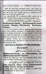 Hajj, Umrah, or Visit - Romanian Urdu