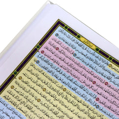Mushaf Al Qiyam wa Al Tahgud مصحف القيام مع التقسيم الموضوعي لايات القران الكريم  ورق ابيض مقاس 24×17 سم Sundus
