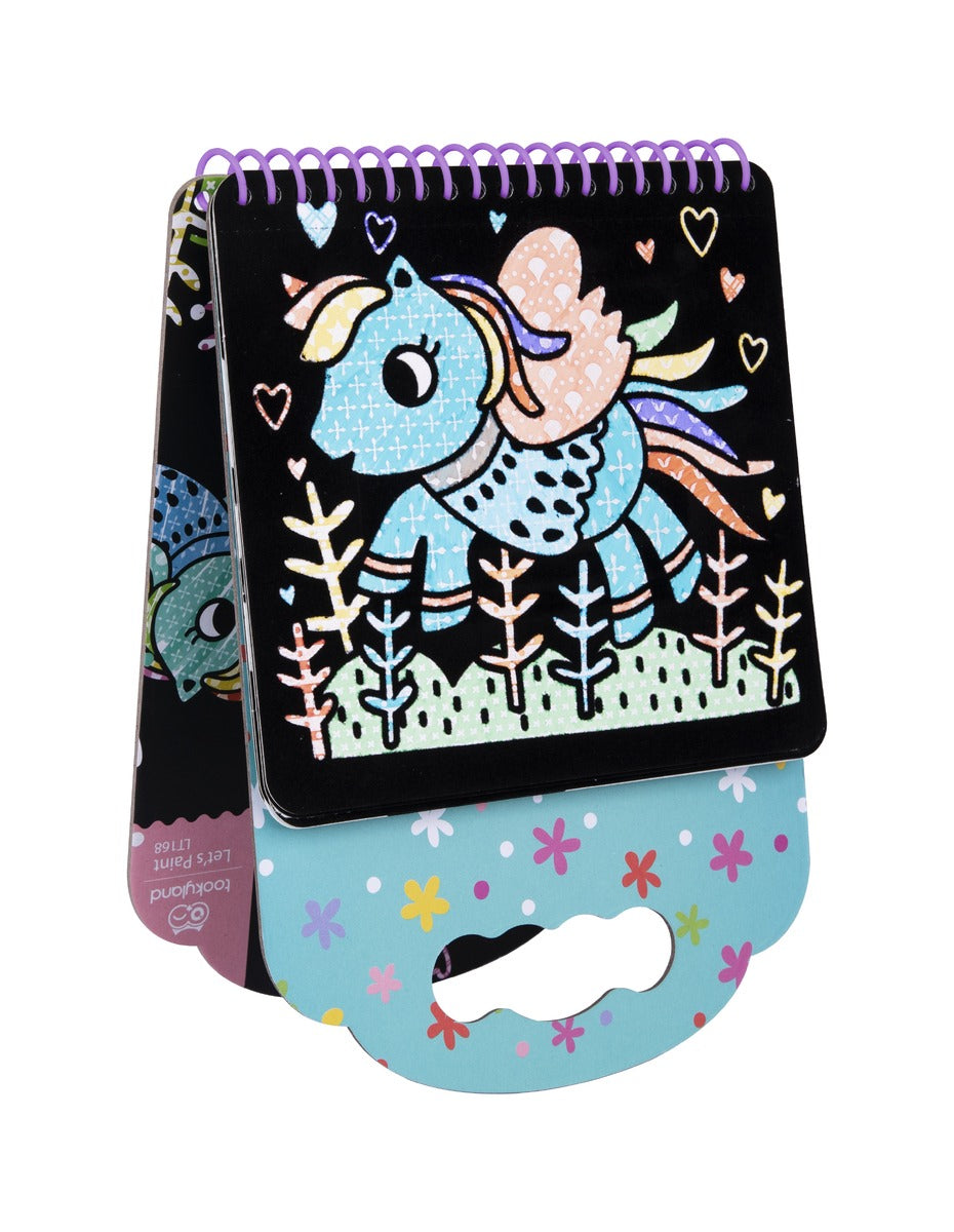 VELVET COLOURING KIT - UNICORN