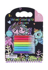 VELVET COLOURING KIT - UNICORN