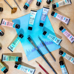 Mont Marte Signature Acrylic Colour Pastel Paint Set 24pc x 36ml MSCP2436