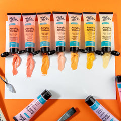 Mont Marte Signature Acrylic Colour Pastel Paint Set 24pc x 36ml MSCP2436