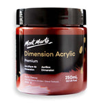 Mont Marte Dimension Acrylic Paint 250ml Pot - Burnt Sienna PMDA2534