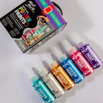 Mont Marte Kids Metallic Poster Paint Set 6pc x 60ml MPST6003