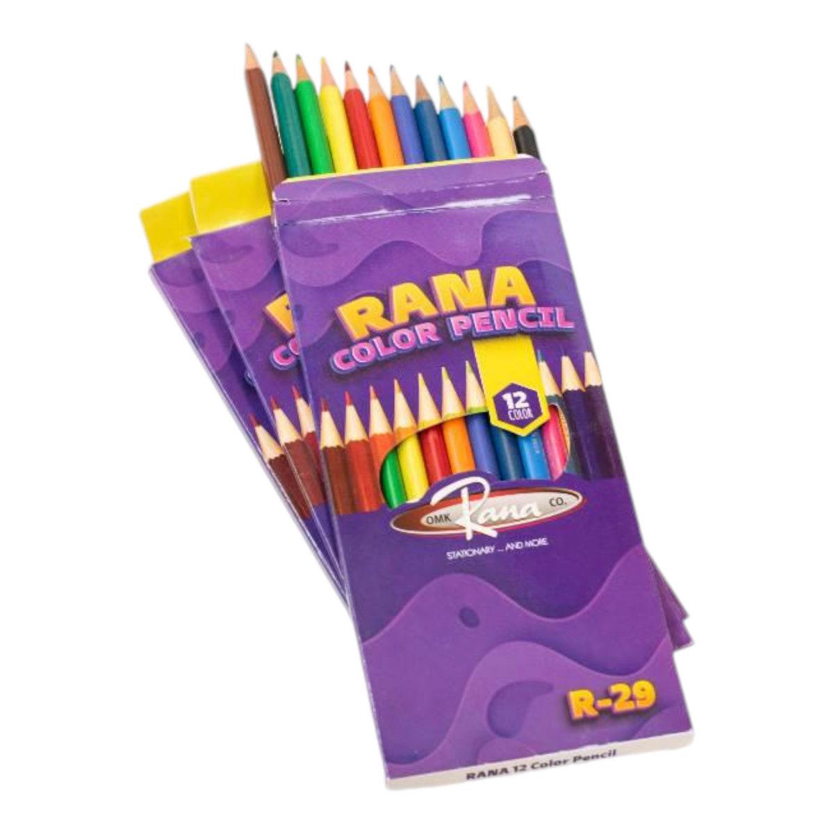 RANA PENCIL COLOR 12 PCS LONG Rana Stationery