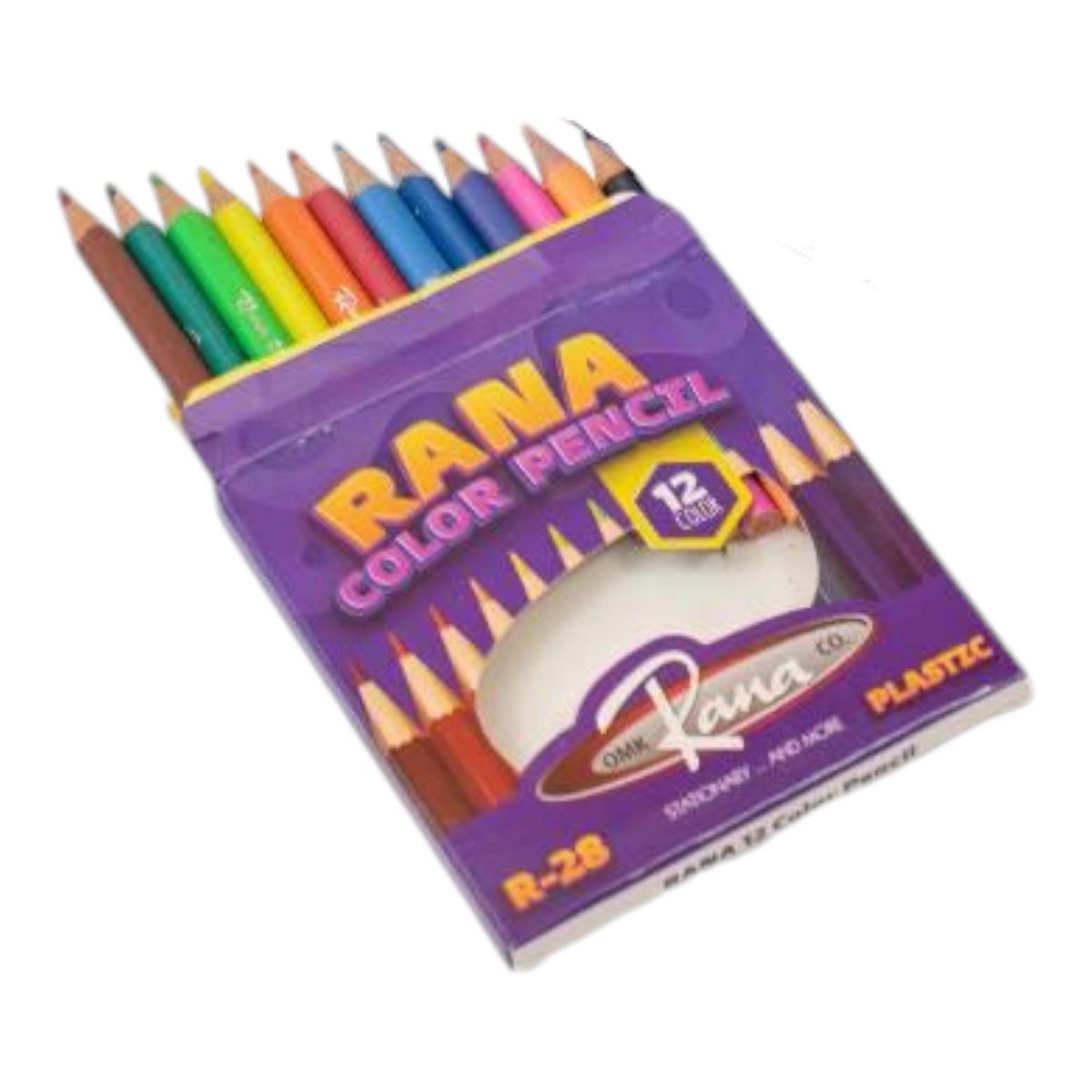 RANA PENCIL COLOR 12 PCS SHORT Rana Stationery