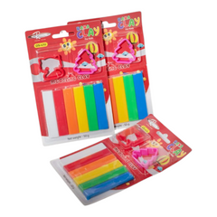 6COLOR RANA CLAY (50G) + 2 MOLDS Rana Stationery