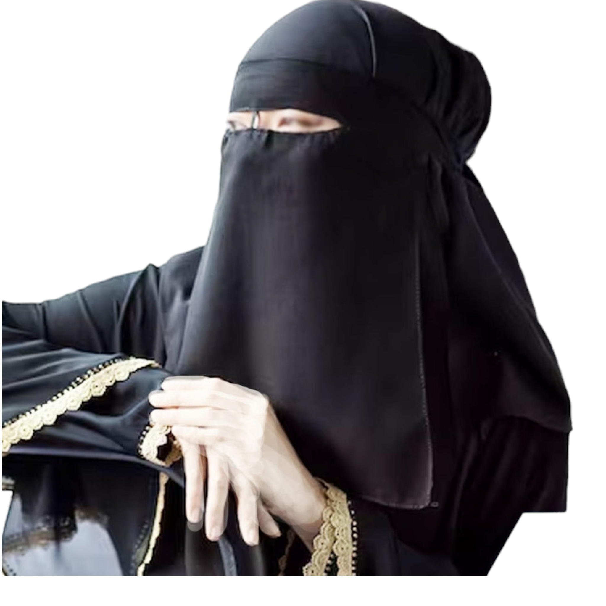 Niqab Fatima - Straight Niqab with Center Dori