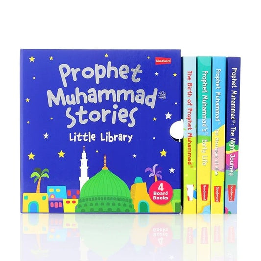 Prophet Muhammad Stories – Little Library (Set of 4 Board Books)