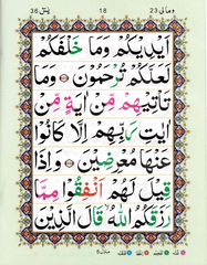 Surah Yaseen Tajweedi – Indo-Pak Script – Large Font (7 Lines) – Ref. 326A