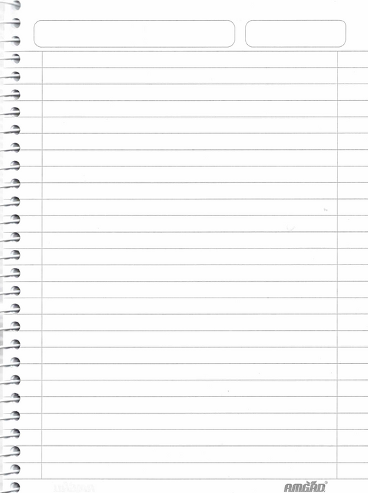 3-Subject Notebook with Durable Long-Life Nylon Cover – 120 Sheets – 242 × 176 mm