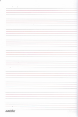 English Language School Notebook, B5 Size, 60 Sheets | Multicolor Cover