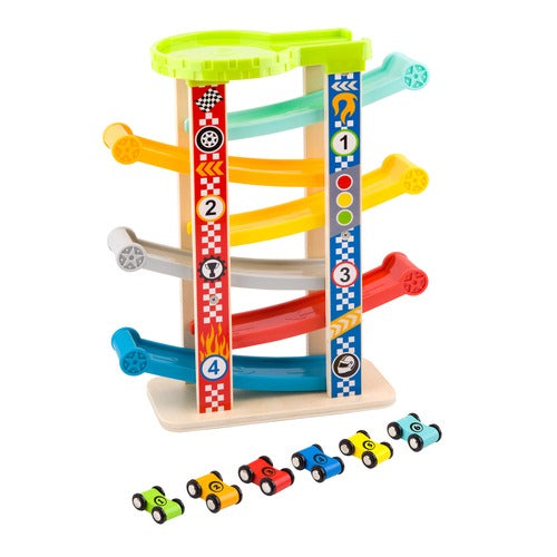 Tooky Toy's Wooden Big Sliding Tower