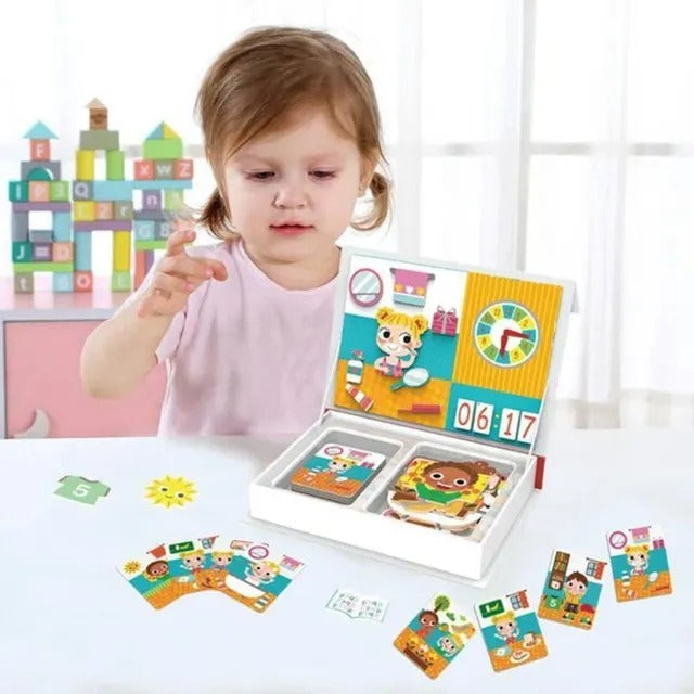 A Wonderful Day Themed Magnetic Travel Play Box