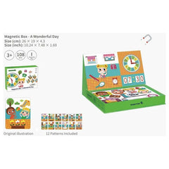 A Wonderful Day Themed Magnetic Travel Play Box