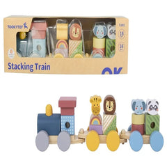 Animals Stacking Train Toy - 16pcs