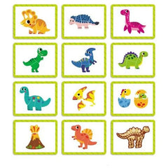 Dinosaur Themed Magnetic Travel Play Box - 12pcs